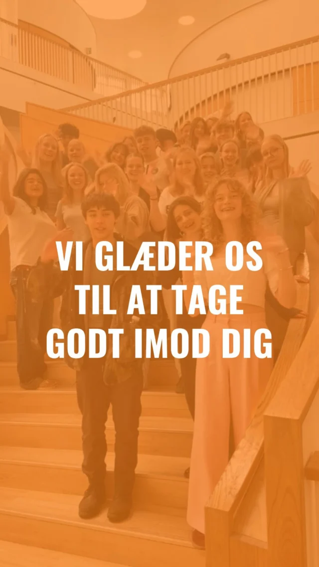 Hej kommende 1.g’er - mød dine tutorer!  De glæder sig til at byde dig velkommen 👋