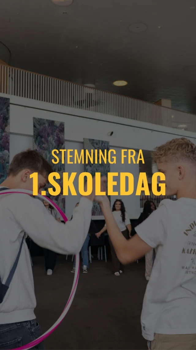 Lidt stemning, fra da vi bød den nye årgang velkommen!✨