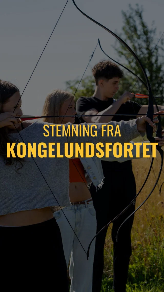 Lidt stemning fra da alle vores søde 1.g’ere var til teambuilding på Kongelundsfortet 🤩✨