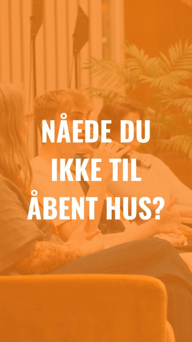 Nåede du ikke med til åbent hus? Frygt ej 🙌✨  Vi holder nemlig åbent hus på Ørestad Gymnasium den 24. januar – og du er inviteret! 🎉🏫
Læs mere om arrangementet via linket i bio 🔗👀  Du er selvfølgelig også velkommen, selvom du ikke går på efterskole 😊🔥