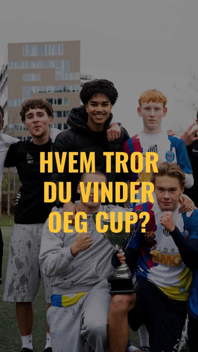 OEG Cup er i fuld gang! 🔥⚽️  Der er blevet kæmpet for hver eneste bold, og lige nu ser resultaterne sådan her ud:  1.j [2-10] 1.e
2.i [4-6] 3.q
1.i [1-2] 3.h
1.k [4-7] 2.i
HOLD 23 [3-0] 3.h
3.h piger [5-1] 3.d piger  Efter efterårsferien venter de længe ventede semifinaler og finalen 🏆  Hvem tror du ender med at løbe med OEG Cup-trofæet? 👀